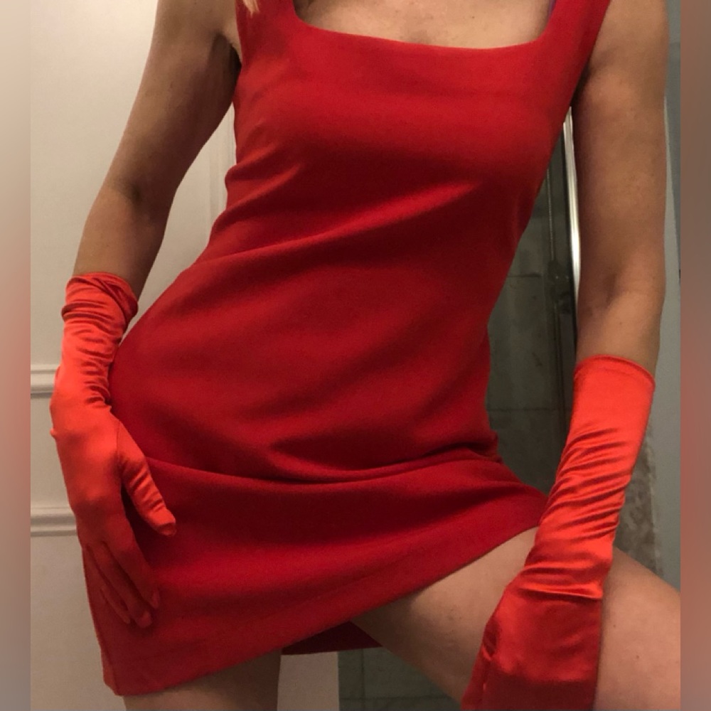 Beautiful red mini dress